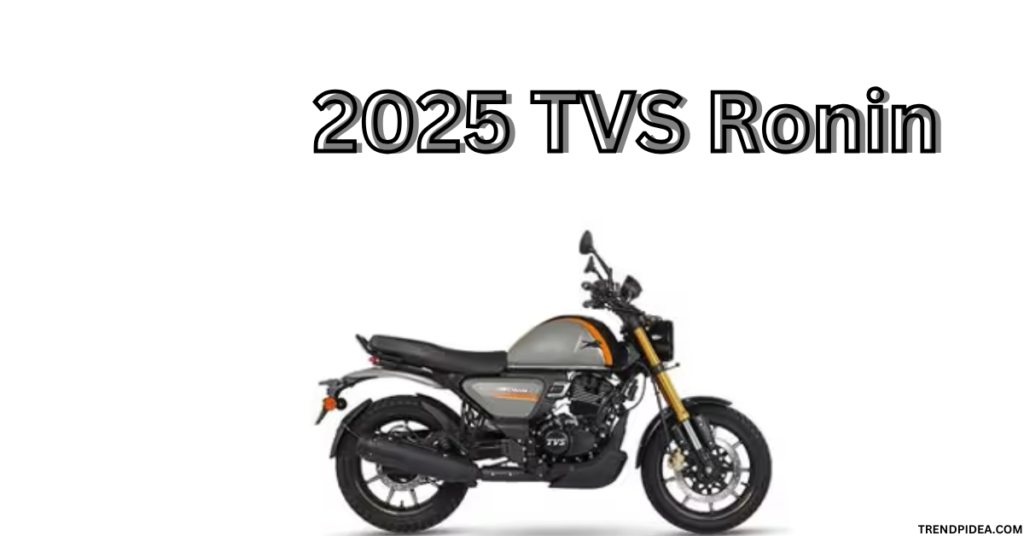 2025 TVS Ronin Launch Date , Price , Engine And More Details Best !